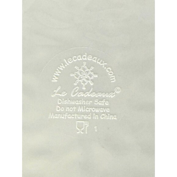 La Cadeaux Madrid Turquoise Colorful Melamine Rectangle Serving Tray 14 x 6 - Picture 5 of 5